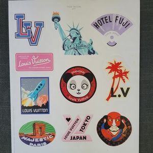 Authentic Louis Vuitton Stickers (Book # 7)